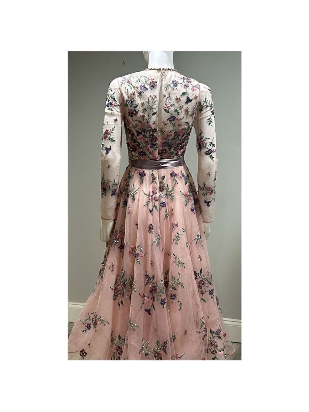 Jenny Packham Effie Floral Embroidered Dress Size 4 (uk 8) - Picture 10 of 15